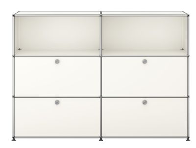 USM Haller Highboard 4 Klappen / 2 Offen Reinweiß - FAST DELIVERY